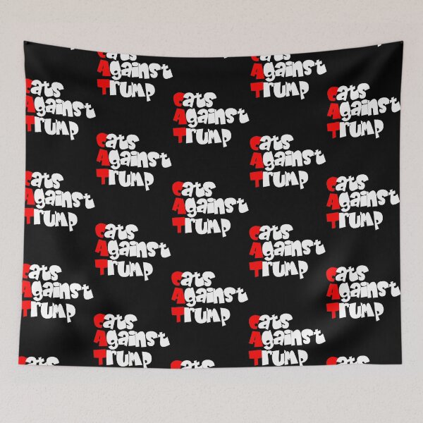 Item preview, Cats Against Trump A Cat Opinion designed and sold by Sonatablue.