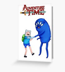 Adventure Time Greeting Card