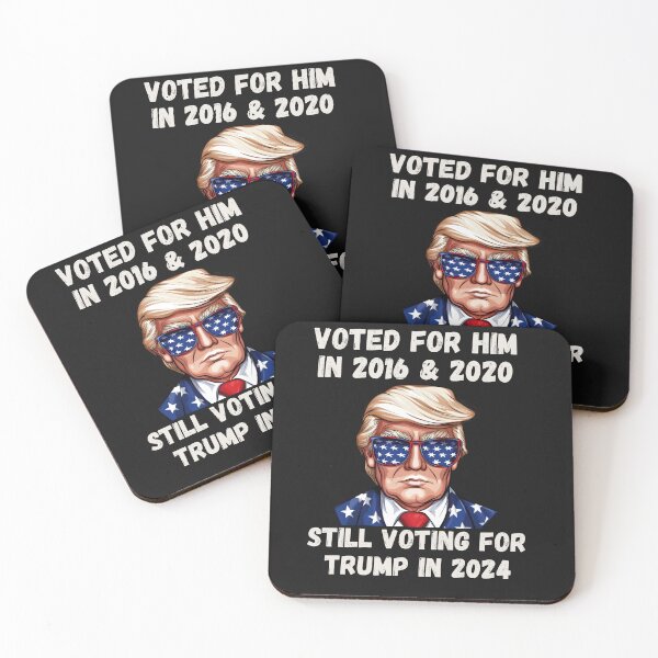 Item preview, Voted for Him in 2016 & 2020, still voting for Trump in 2024 Dark designed and sold by Hiremeamerica.