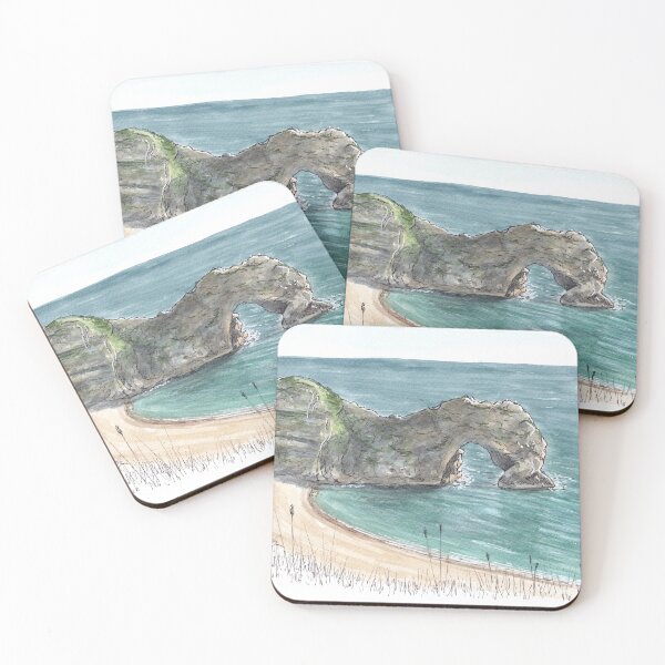 Item preview, Durdle Door Watercolour designed and sold by Tom Napper Design.