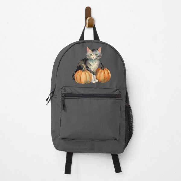 Item preview, Seductive Halloween Cat And Pumpkins designed and sold by BloomCatB.