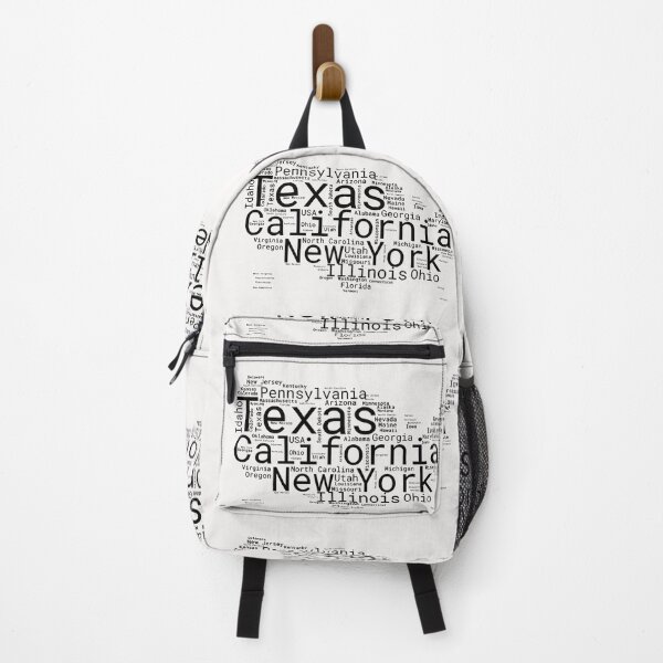 Item preview, United States Typography USA States designed and sold by MyDearWorld.