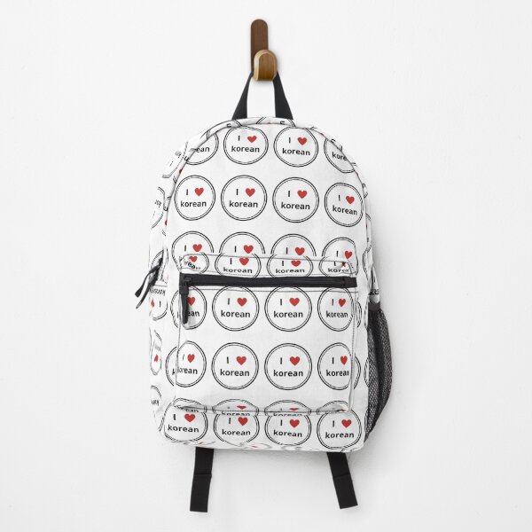 Item preview,  Black and white circle of i love korean designed and sold by language-des.