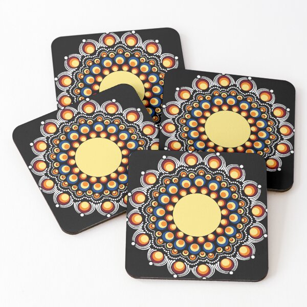 Item preview, Fire in the Sky Dot Mandala designed and sold by Triplicate Limited.