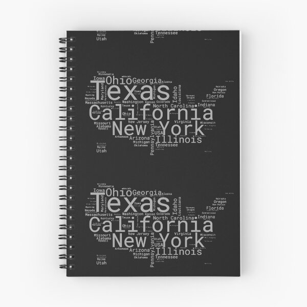 Item preview, United States Typography USA States designed and sold by MyDearWorld.