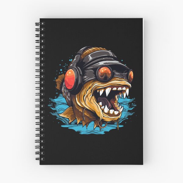 Item preview, Hardbass Fish With Rave Music Headphones  designed and sold by PiggyBoxer.