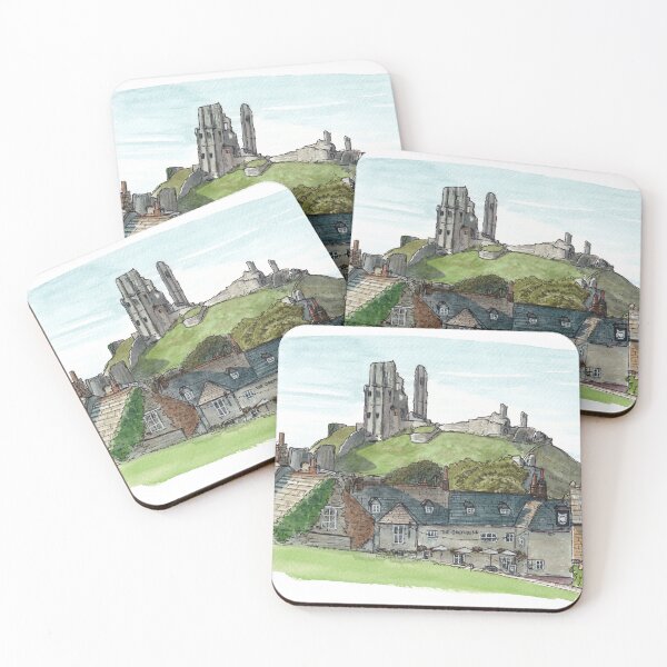 Item preview, Corfe Castle Watercolour designed and sold by Tom Napper Design.