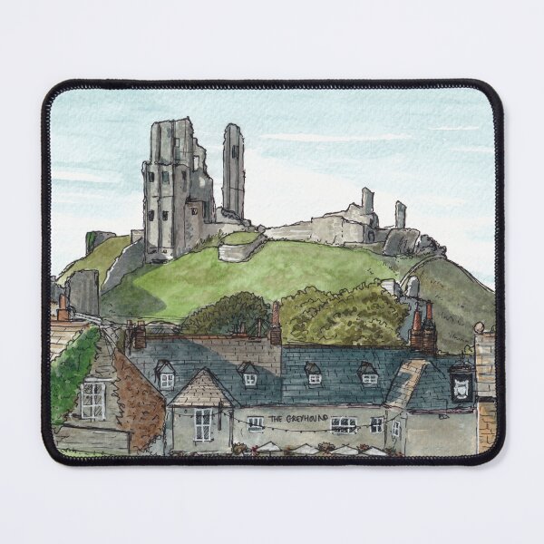 Item preview, Corfe Castle Watercolour designed and sold by Tom Napper Design.