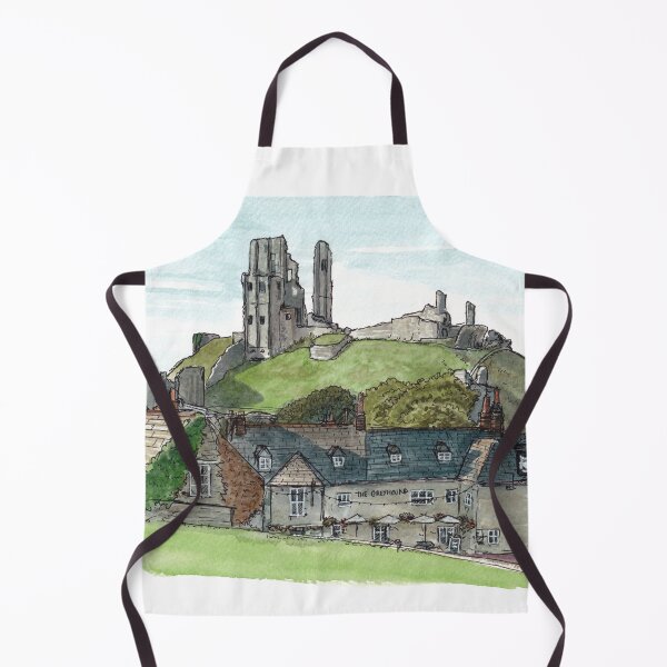 Item preview, Corfe Castle Watercolour designed and sold by Tom Napper Design.