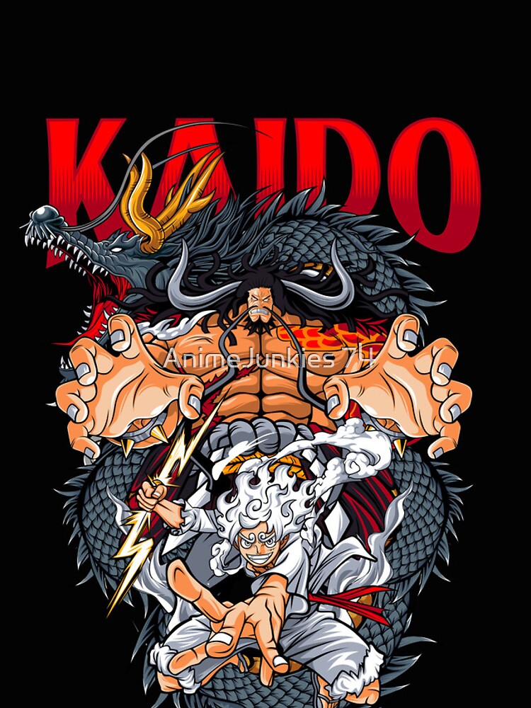 Epic Battle Luffy gear 5 vs Kaido Dragon - Monkey D Luffy - Pin