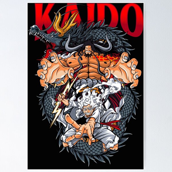 Finally I Found You Kaido Funny One Piece x Dragon Ball Poster Canvas -  Binteez