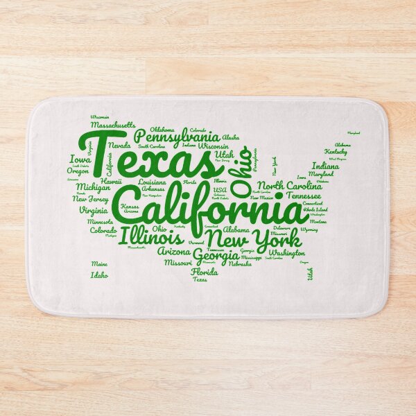 Item preview, United States Typography USA States designed and sold by MyDearWorld.