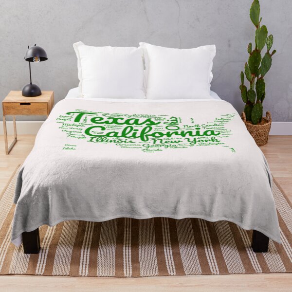 Item preview, United States Typography USA States designed and sold by MyDearWorld.