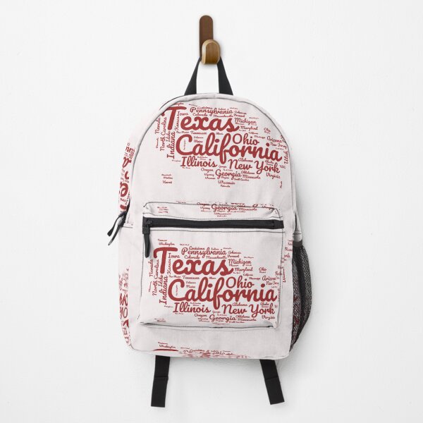 Item preview, United States Typography USA States designed and sold by MyDearWorld.