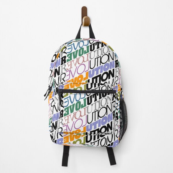 Item preview, Revolution word pun wordplay typography themed colorfull design designed and sold by ironpalette.
