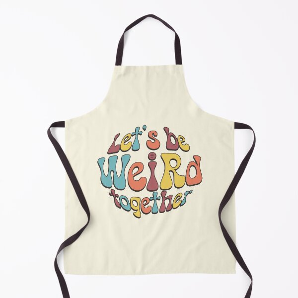 Item preview, "Let's be weird together" colorful pop logo! designed and sold by AntoineHrm.
