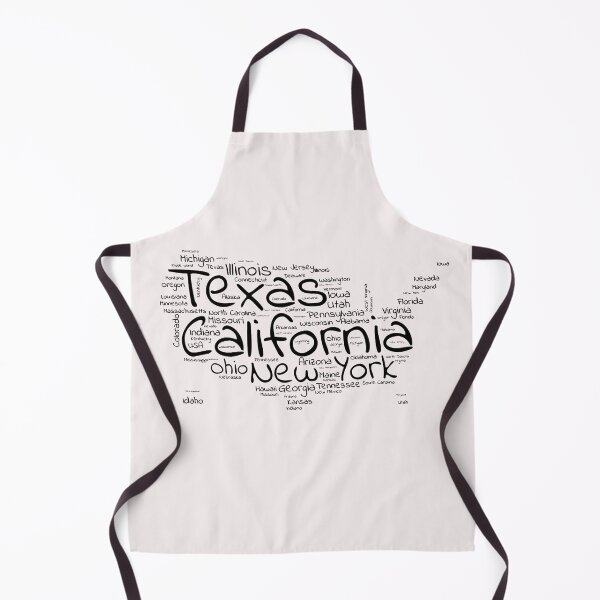 Item preview, United States Typography USA States designed and sold by MyDearWorld.