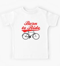 Born To Ride Bike Design Kids Tee