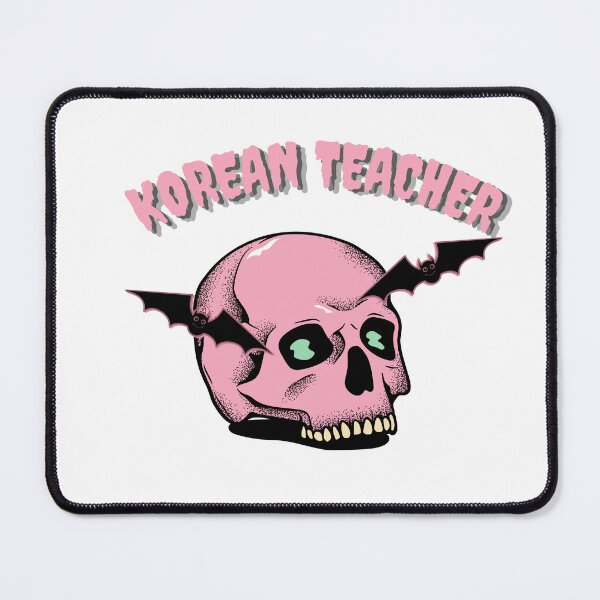 Item preview, Korean teacher halloween skull designed and sold by language-des.