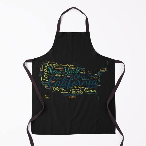 Item preview, Copy of United States Typography USA States designed and sold by MyDearWorld.