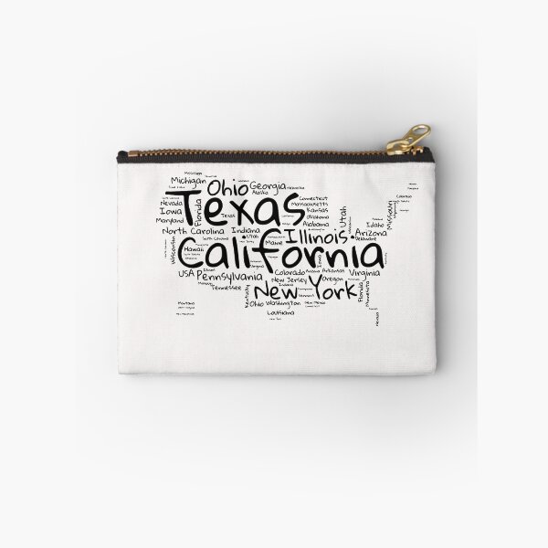 Item preview, United States Typography USA States designed and sold by MyDearWorld.