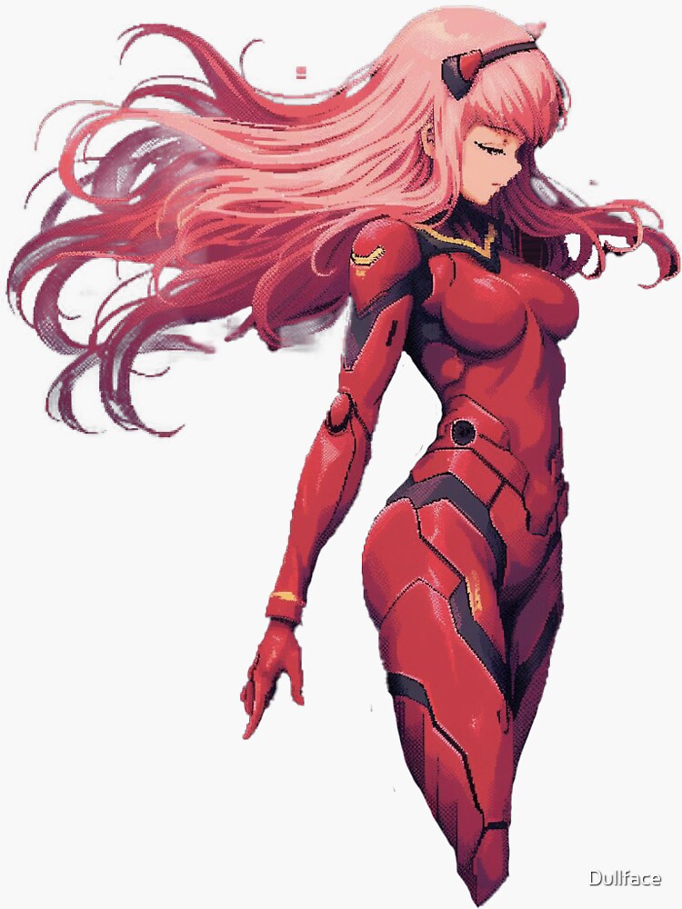 Zero Two pixel art Art Print by uwntu