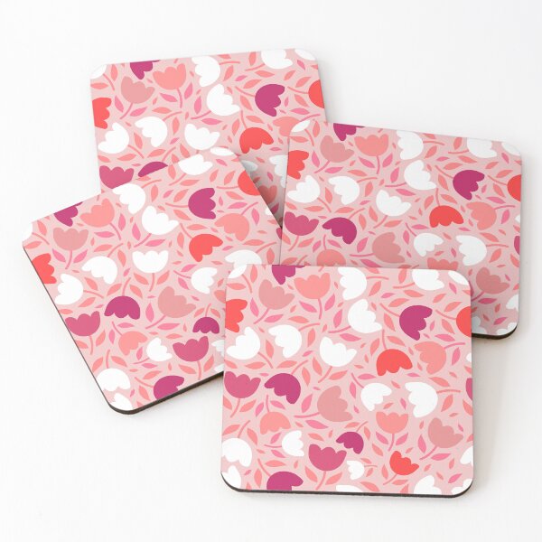 Item preview, Bright vibrant floral flowers pattern SJ Pink designed and sold by Nicola-Rowe.
