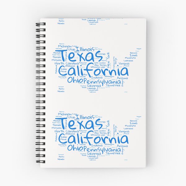 Item preview, United States Typography USA States designed and sold by MyDearWorld.