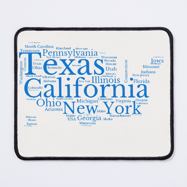 Item preview, United States Typography USA States designed and sold by MyDearWorld.