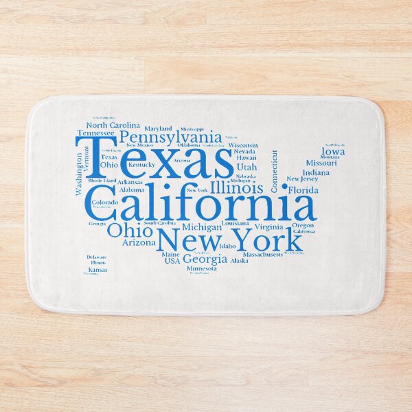 Item preview, United States Typography USA States designed and sold by MyDearWorld.