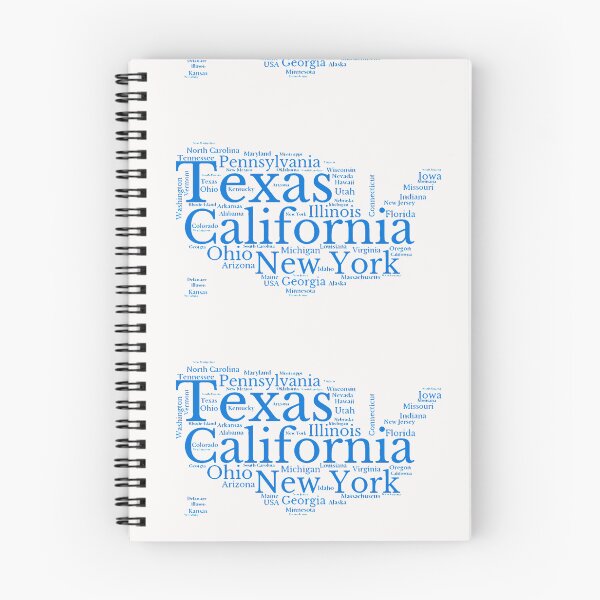 Item preview, United States Typography USA States designed and sold by MyDearWorld.
