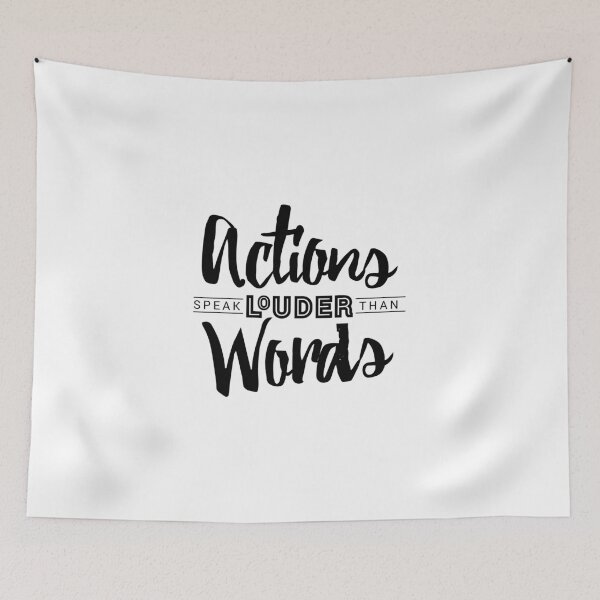Item preview, Actions Speak Louder than Words designed and sold by realgoldmelon.