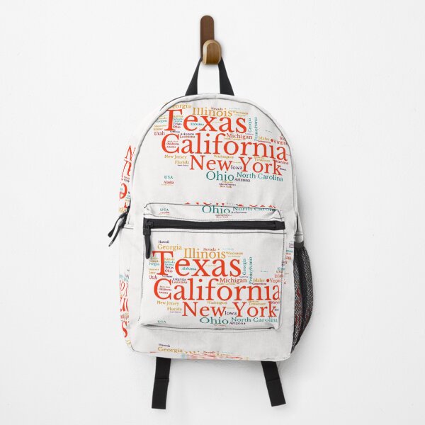 Item preview, United States Typography USA States designed and sold by MyDearWorld.