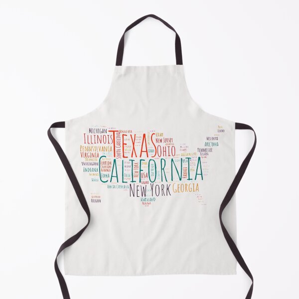 Item preview, United States Typography USA States designed and sold by MyDearWorld.