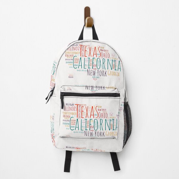 Item preview, United States Typography USA States designed and sold by MyDearWorld.