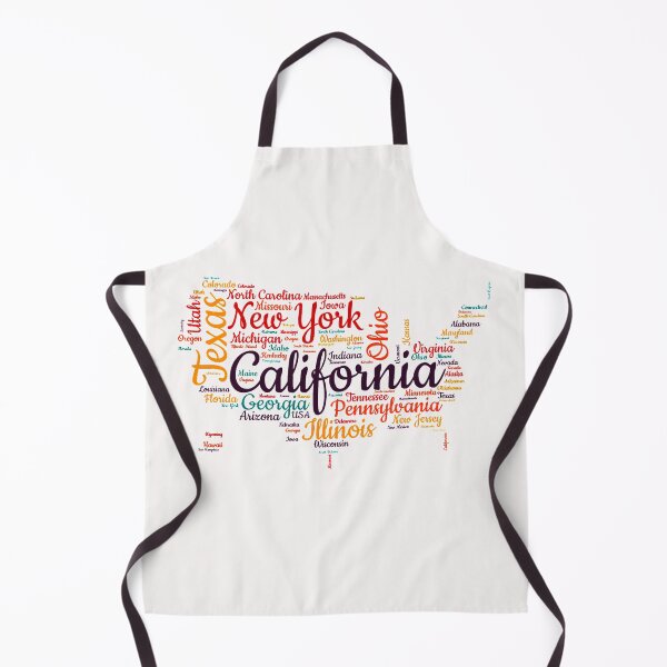 Item preview, United States Typography USA States designed and sold by MyDearWorld.