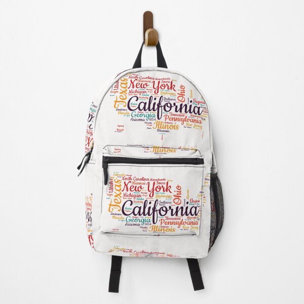 Item preview, United States Typography USA States designed and sold by MyDearWorld.