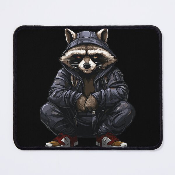 Item preview, Hardbass Slav Squat Raccoon With  designed and sold by PiggyBoxer.