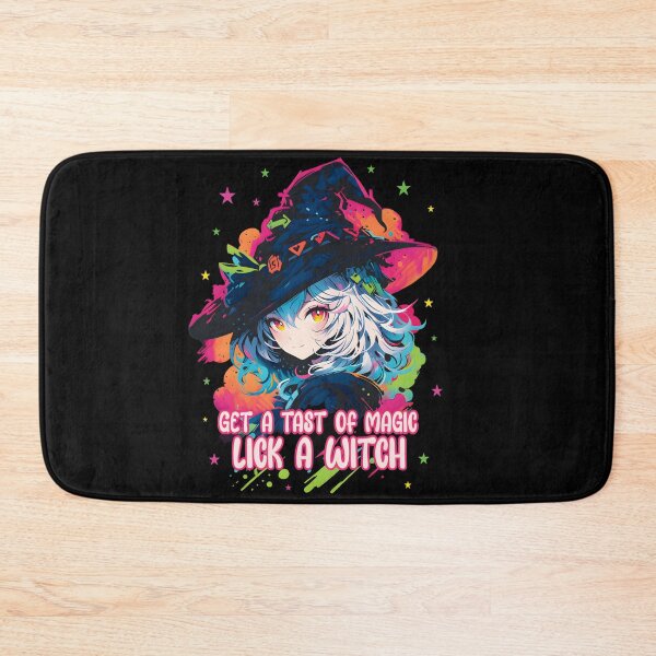 Item preview, Neon Anime Witch Art: Magical and Mystical for Halloween designed and sold by Animal-ink.