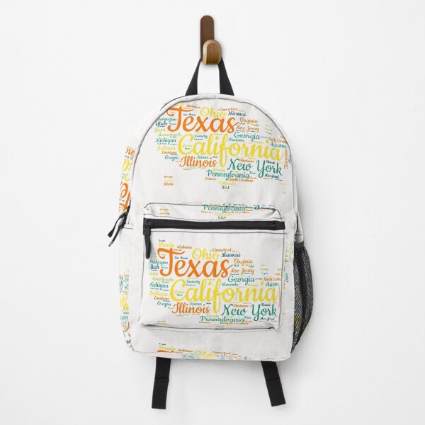 Item preview, United States Typography USA States designed and sold by MyDearWorld.