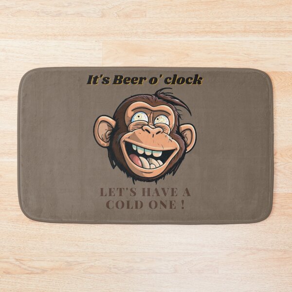 Item preview, It's Beer o Clock chimp designed and sold by Ellimade.