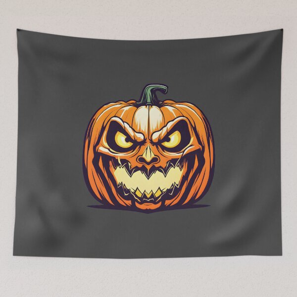 Item preview, Scary Halloween Toothy Pumpkin designed and sold by BloomCatB.