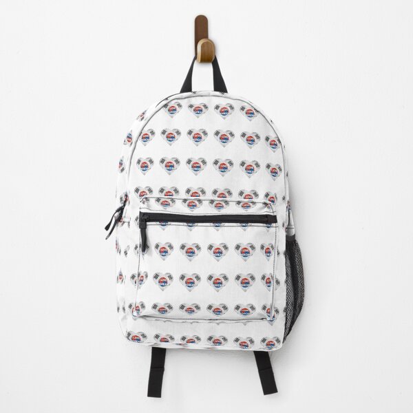 Item preview,  I love Korean, heart with Korean flag designed and sold by language-des.