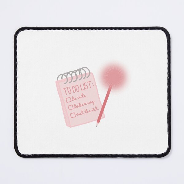 Item preview, To do list: be cute, take a nap, eat the rich with a pen designed and sold by Shakro.