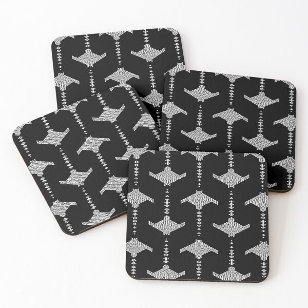 Item preview, black bg manta pattern designed and sold by ayava.