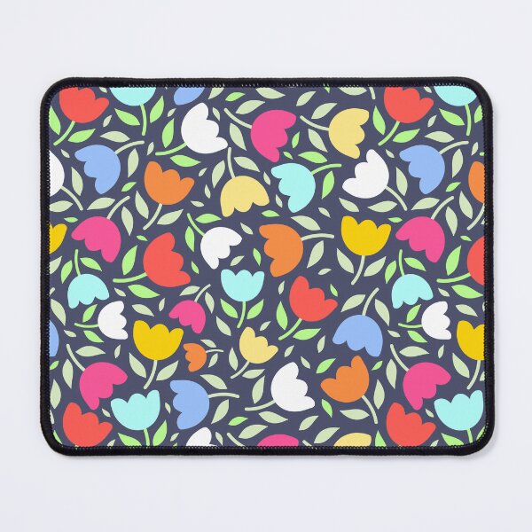 Item preview, Bright Vibrant Floral Flowers pattern SJ Blue designed and sold by Nicola-Rowe.