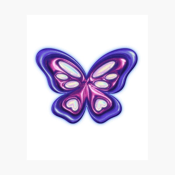 🦋 Blue Butterfly Y2K Cute Top - Purple's Code & Price - RblxTrade