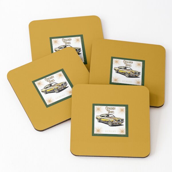 Item preview, Golden Times Mustang de lujo designed and sold by Paw's Arts.