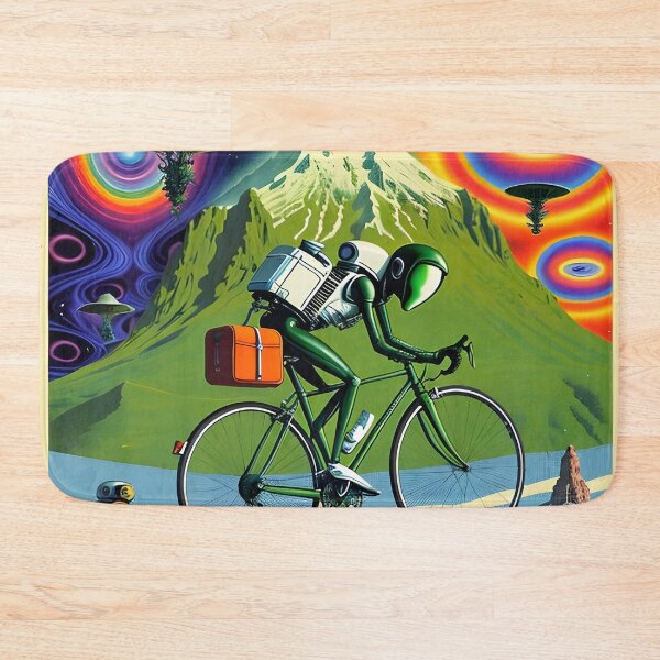Item preview, Bicycle Day Abduction: LSD Blotter Artistry Unveiled T-Shirt designed and sold by Mr.Psychedelia.