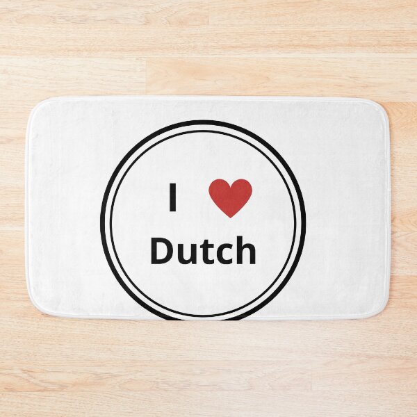 Item preview, Black and white circle of i love Dutch designed and sold by language-des.